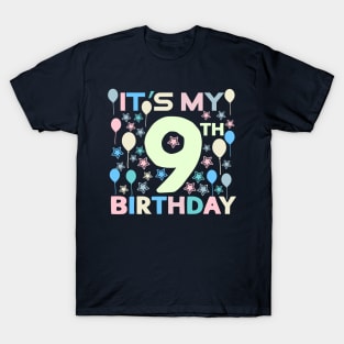It's My 9th Birthday T-Shirt